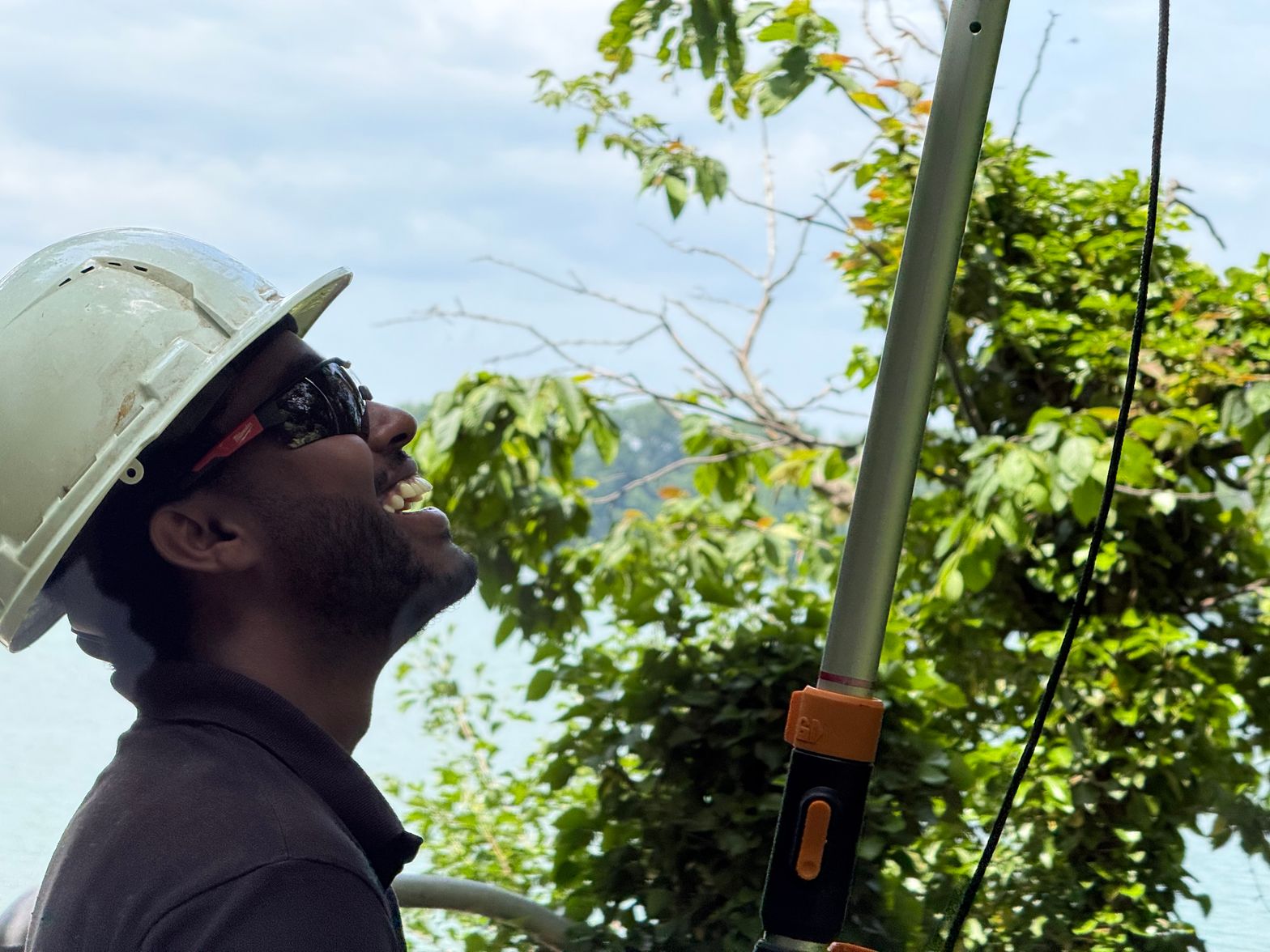 Professional Safety Standards - VIP team member with safety helmet and protective equipment